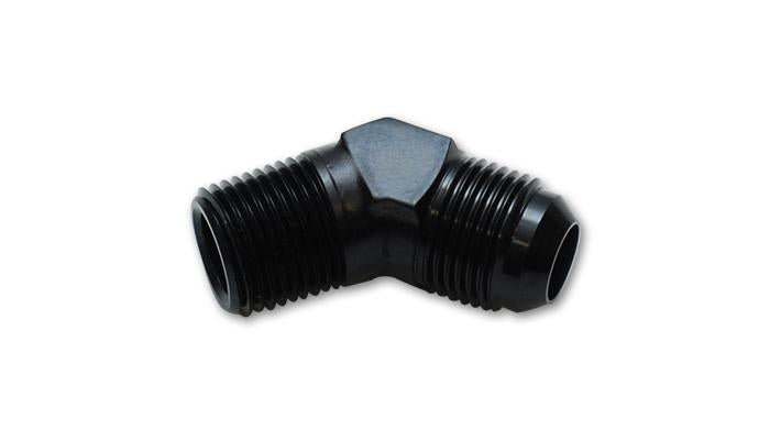 Vibrant -12AN to 3/4in NPT Female Swivel 90 Degree Adapter Fitting