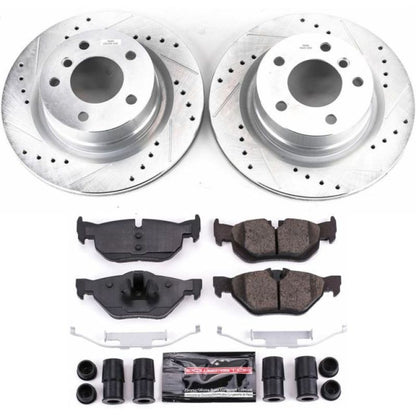 Power Stop 10-13 BMW 128i Rear Z23 Evolution Sport Brake Kit