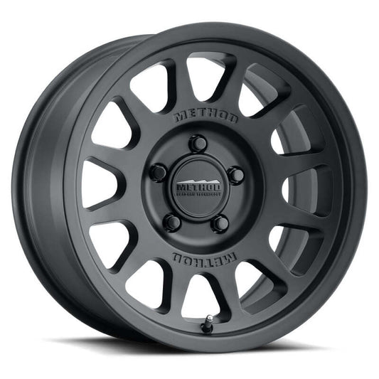 Method MR703 17x9 / -12mm Offset / 71.5mm Bore / 5x5 BP / 4.8in BS - Matte Black Wheel