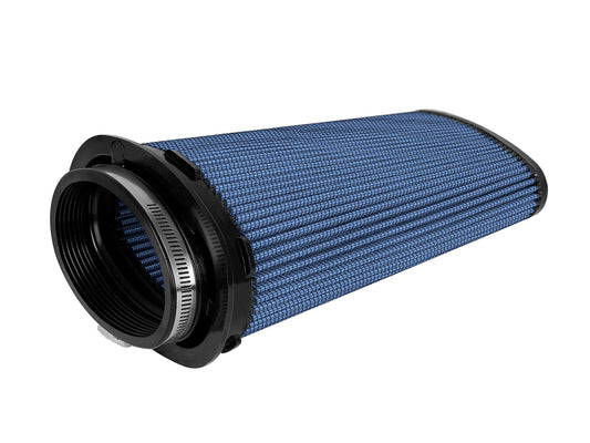 aFe Momentum Replac Air Filter w/Pro 5R Media (Pair) 5x2.25in F/6.25x3.75in B/5.25x2.25in T/11in H - Precision R