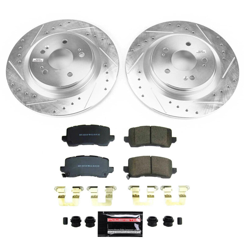 Power Stop 21-22 Honda Odyssey Rear Z23 Evolution Brake Kit