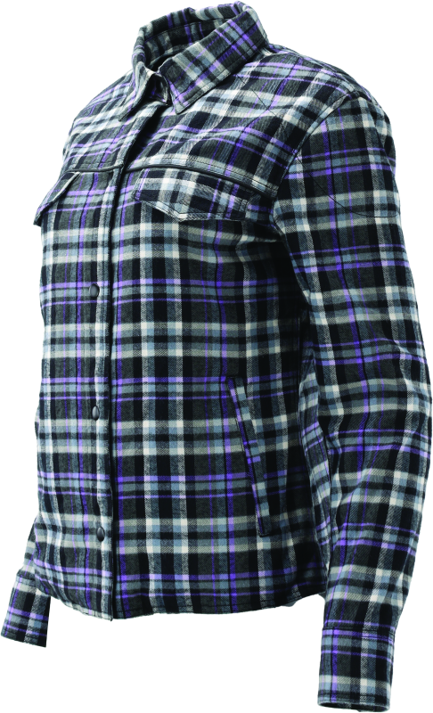 River Road Cameo Flannel Moto Shirt Womens - Small