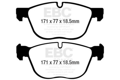 EBC 07-10 BMW X5 3.0 Ultimax2 Front Brake Pads