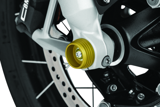 Kuryakyn Lodestar Axle Sliders Gold