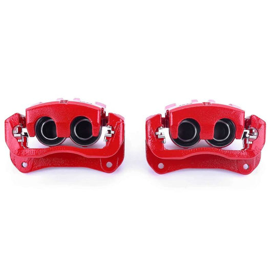 Power Stop 15-17 Lexus NX200t Front Red Calipers w/Brackets - Pair