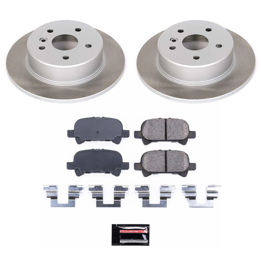 Power Stop 00-04 Toyota Avalon Rear Semi-Coated Rotor Kit