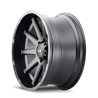 ION Type 143 17x9 / 6x120 BP / 18mm Offset / 66.9mm Hub Matte Black Wheel