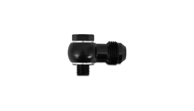 Vibrant Single -6AN 3/8-20 Aluminum Male Banjo Adapter Assembly