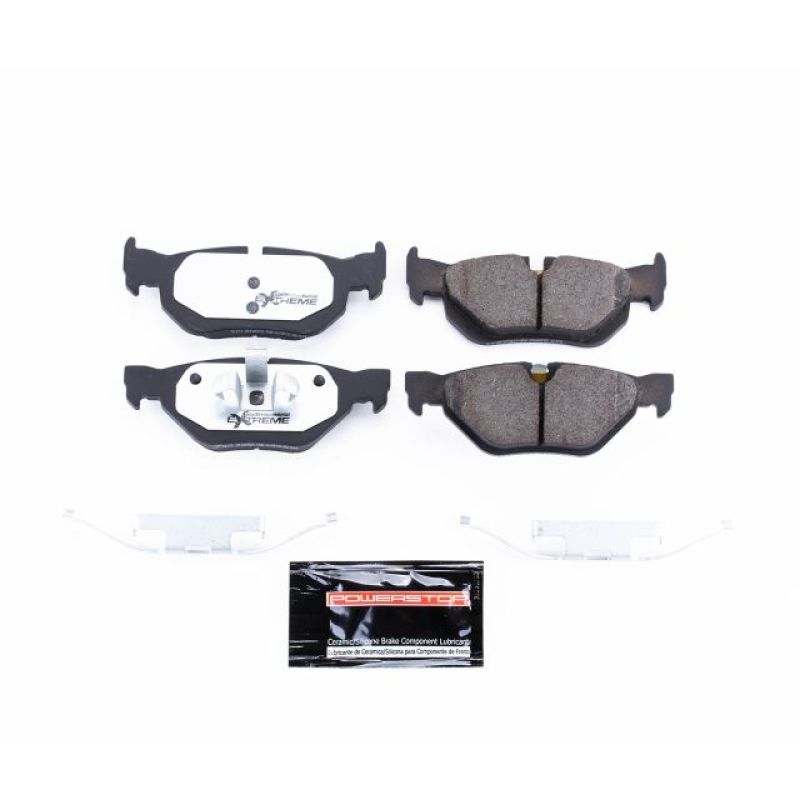 Power Stop 07-09 BMW 323i Rear Z26 Extreme Street Brake Pads w/Hardware