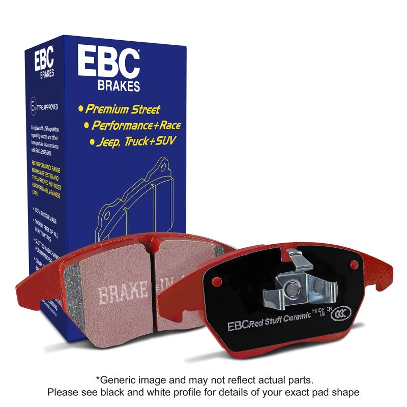 EBC 16-21 Subaru WRX 2.0T (Excl 2022+ Models) Redstuff Front Brake Pads