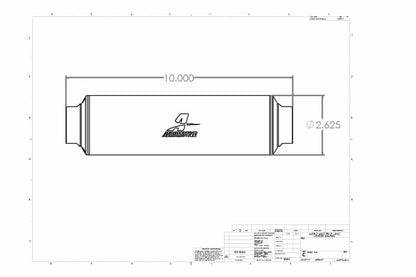 Aeromotive In-Line Filter - AN-16 100 Micron SS Element Extreme Flow