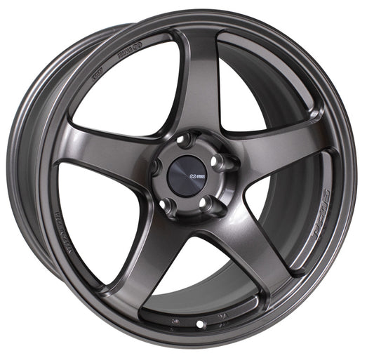 Enkei PF05 17x8.5 5x114.3 48mm Offset 75mm Bore Dark Silver Wheel