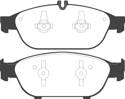 EBC 12+ Mercedes-Benz E550 4.6 Twin Turbo Coupe Redstuff Front Brake Pads