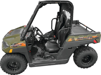 QuadBoss 18-22 Polaris Ranger 150 EFI Roof Windshield & Rear Panel Kit