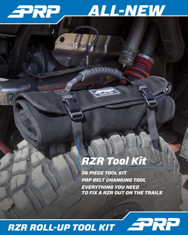 PRP RZR Roll Up Tool Bag with 36pc Tool Kit