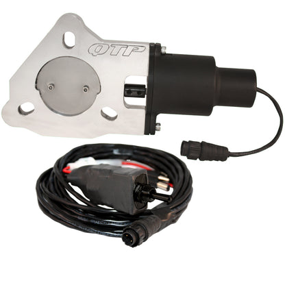 QTP 2.25in Bolt-On QTEC Electric Cutout Valve - Single