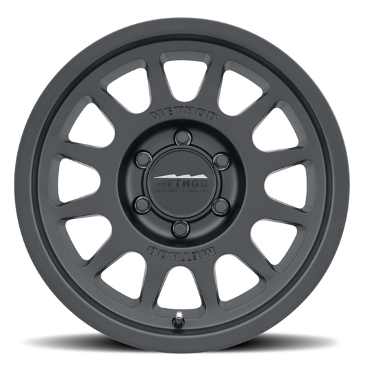 Method MR703 17x8.5 +35mm Offset 6x5.5 106.25mm CB Matte Black Wheel