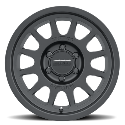 Method MR703 17x8.5 +25mm Offset 6x135 87mm CB Matte Black Wheel