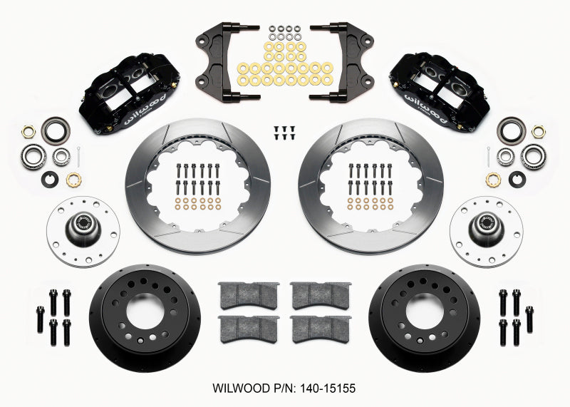 Wilwood Narrow Superlite 6R Front Hub Kit 12.88in WWE ProSpindle (5x4.75in 5x5.00in Hub)