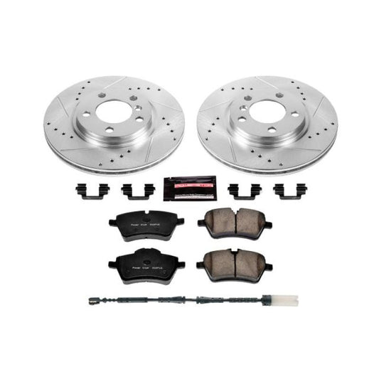 Power Stop 11-16 Mini Cooper Countryman Front Z23 Evolution Sport Brake Kit