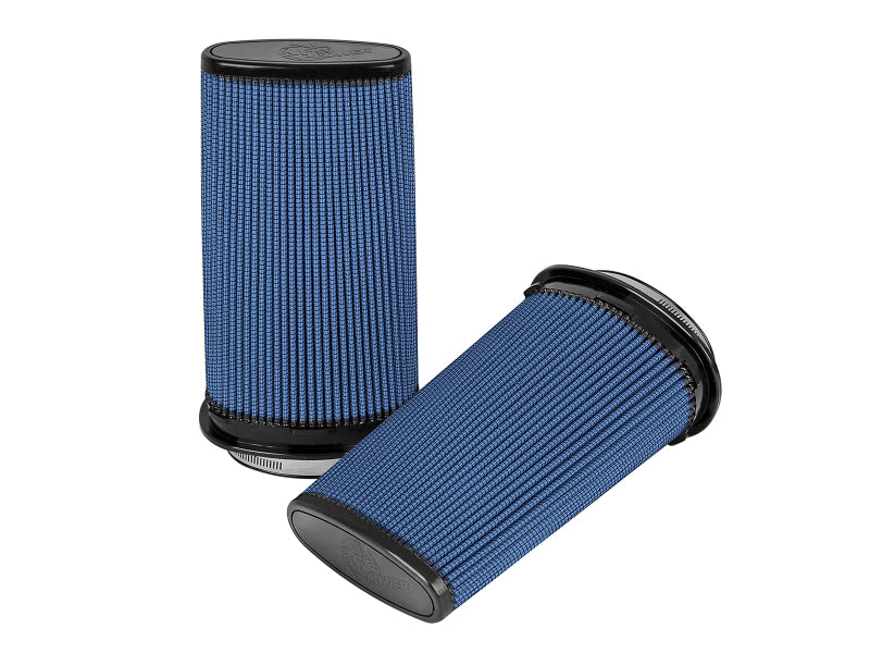 aFe Momentum Replac Air Filter w/Pro 5R Media (Pair) 5x2.25in F/6.25x3.75in B/5.25x2.25in T/11in H - Precision R