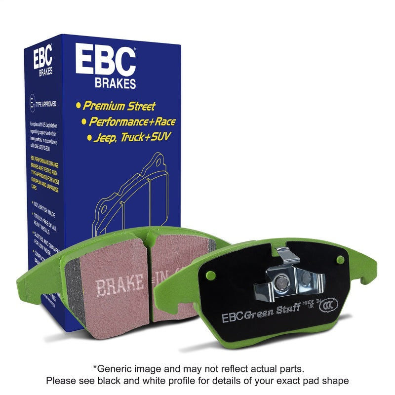 EBC 14+ Acura MDX 3.5 Greenstuff Front Brake Pads