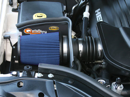 Airaid 05-10 Jeep Grand Cherokee 5.7L / 06-10 SRT8 CAD Intake System w/o Tube (Dry / Blue Media)