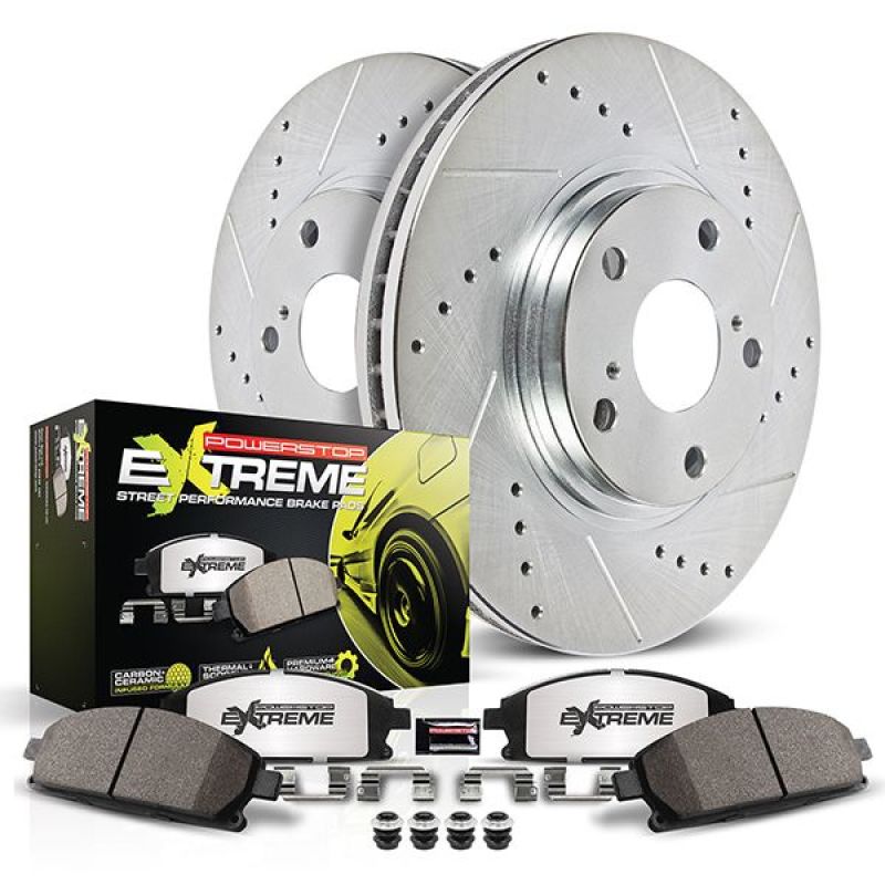 Power Stop 11-13 BMW 328i Front Z26 Street Warrior Brake Kit