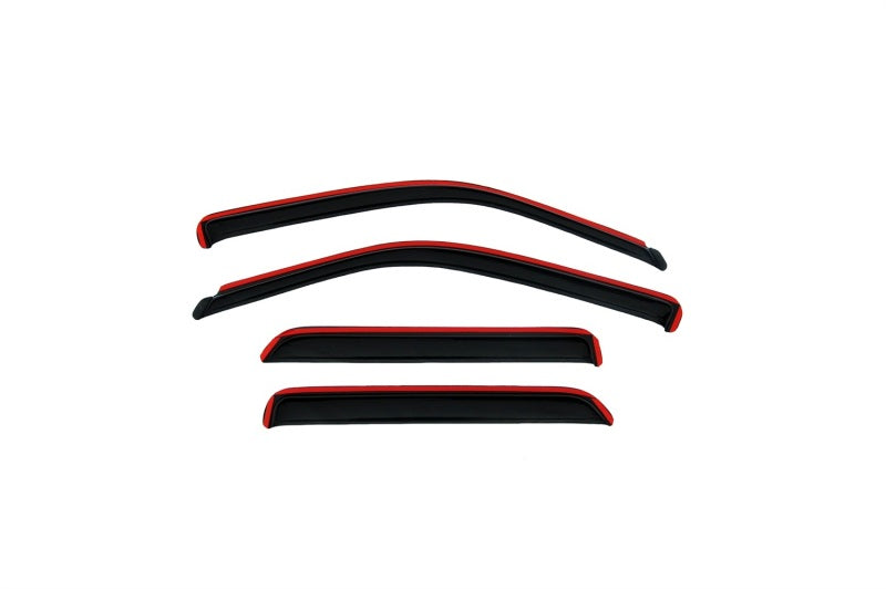 AVS 99-05 VW Jetta (MK4 Only) Ventvisor In-Channel Front & Rear Window Deflectors 4pc - Smoke