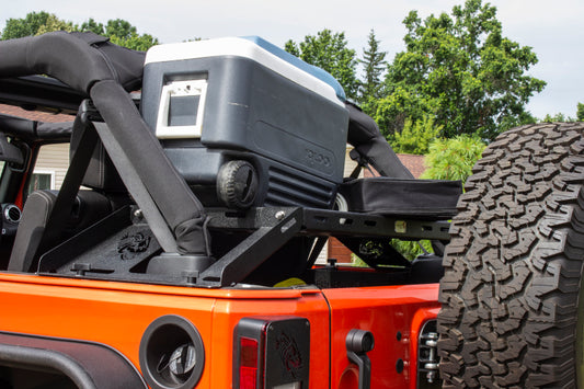 Fishbone Offroad 07-18 Jeep Wrangler JK 4 Door Fisbone Offroad Interior Storage Rack