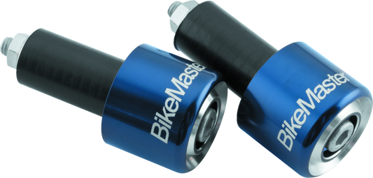 BikeMaster Anodized Aluminum Barend Pair - Blue