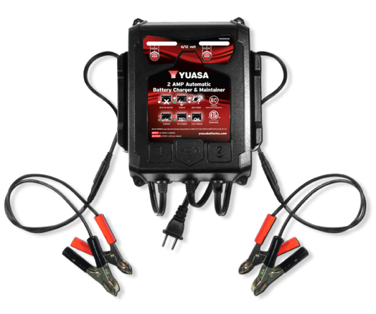 Yuasa 2 Amp Charger & Maintainer (6/12V)