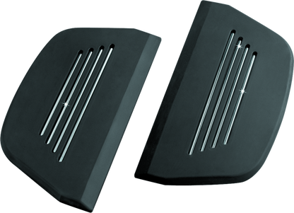 Kuryakyn Premium Passenger Board Inserts 86-Up Touring Models Black