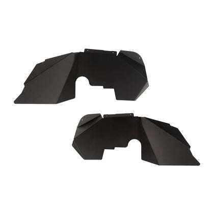 Rugged Ridge Aluminum Fender Liners Front Black 07-18 Jeep Wrangler JK/JKU