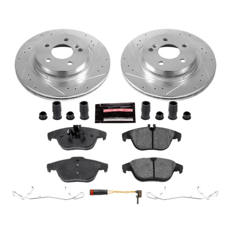 Power Stop 12-15 Mercedes-Benz C250 Rear Z23 Evolution Sport Brake Kit