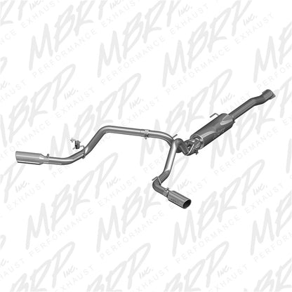 MBRP 2016 Toyota Tacoma 3.5L EC/CC Cat Back Dual Split Exit Alum Exhaust