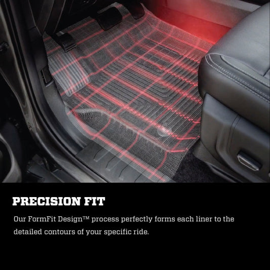 Husky Liners 2021 Jeep Grand Cherokee L X-act Counter Rear Floor Liner (Black)