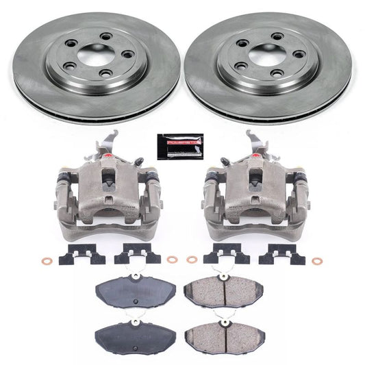 Power Stop 2005 Jaguar Vanden Plas Rear Autospecialty Brake Kit w/Calipers