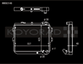 Koyo 83-85  Mazda RX-7 fits 1.1/1.3L MT (Includes GSL-SE Trim)