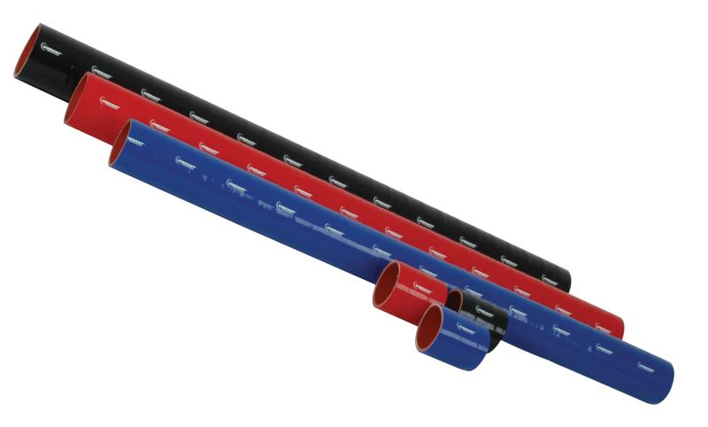 Vibrant 4 Ply Reinforced Silicone Straight Hose Coupling - 1.75in I.D. x 36in long (Black)