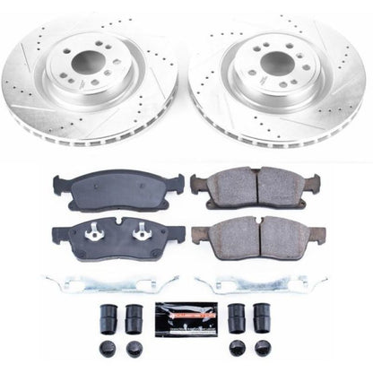 Power Stop 13-16 Mercedes-Benz GL350 Front Z23 Evolution Sport Brake Kit