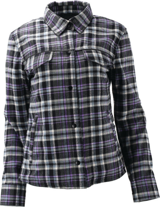 Kuryakyn Leather By River Road Cameo Flannel Moto Shirt Womens - Small