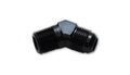 Vibrant 45 Degree Adapter Fitting -6AN x 1/2in NPT