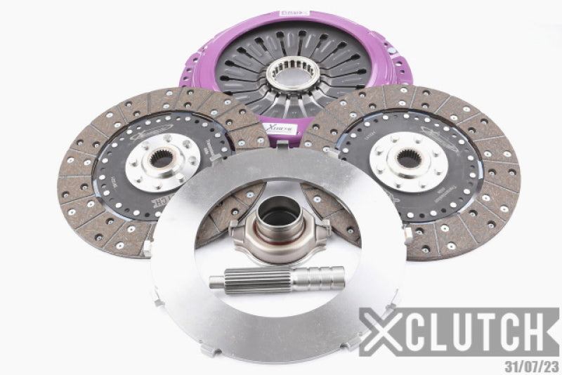 XClutch Subaru 9in Twin Solid Organic Multi-Disc Service Pack