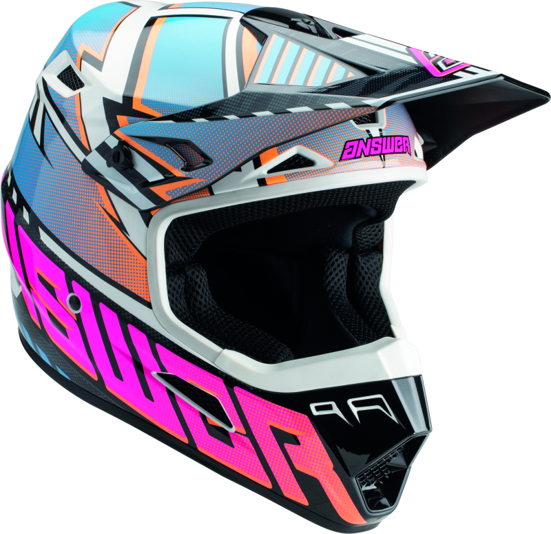 Answer AR3 Rapid Helmet Blue/Orange/Rhodamine Youth - Medium