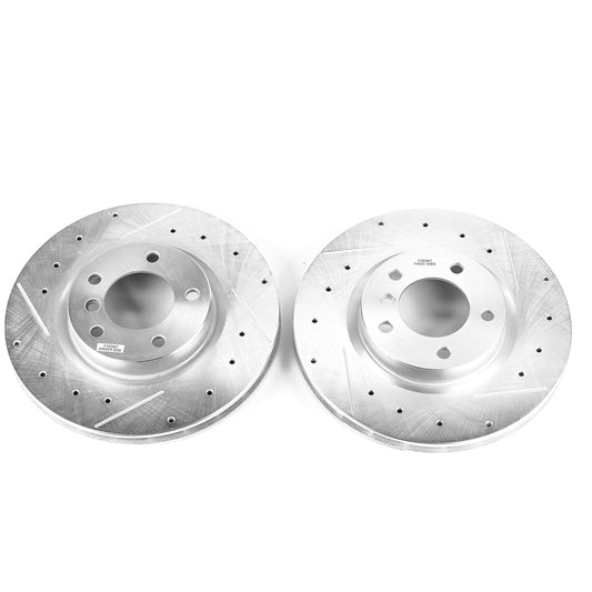 Power Stop 95-99 BMW M3 Front Evolution Drilled & Slotted Rotors - Pair