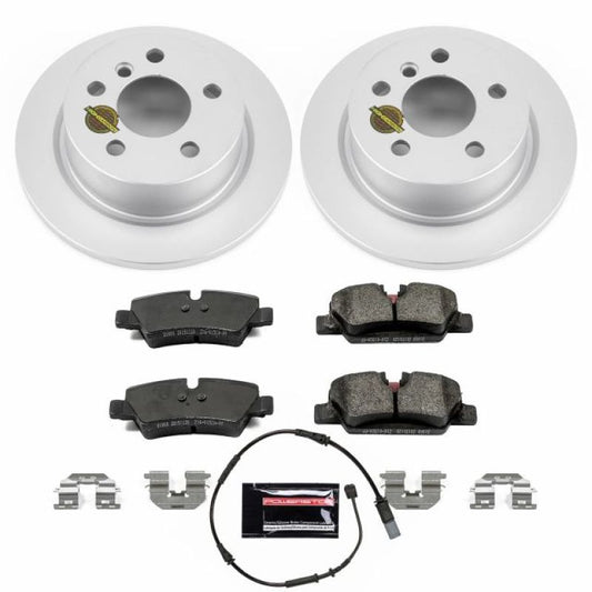 Power Stop 14-19 Mini Cooper Rear Z23 Evolution Sport Coated Brake Kit