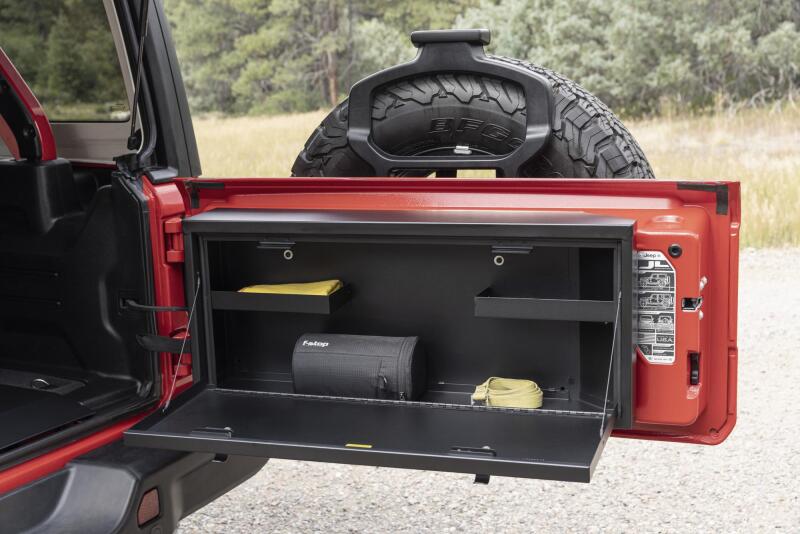 Tuffy Tailgate Lockbox W/ Keyed Lock For Jeep Wrangler