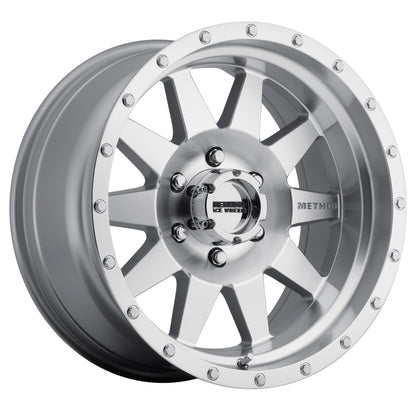 Method MR301 The Standard 17x8.5 +25mm Offset 6x5.5 108mm CB Machined/Clear Coat Wheel