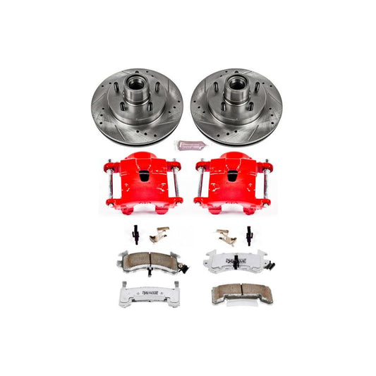 Power Stop 82-87 Buick Regal Front Z26 Street Warrior Brake Kit w/Calipers